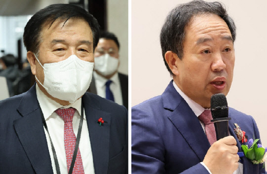 이진복(왼쪽) 정무수석과 강승규 시민사회수석. 연합뉴스